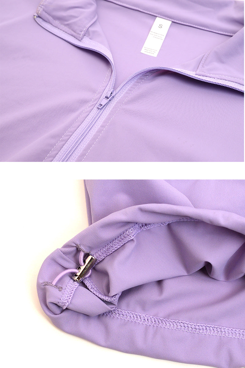 Women'S Half Zip Loose Sports Long Sleeves