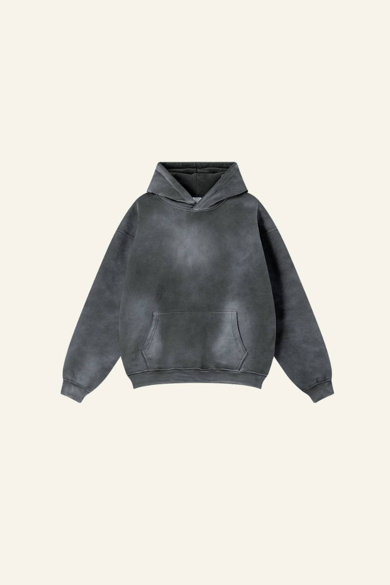 Men's Athletic Vintage distressed Gradient Color Hoodie