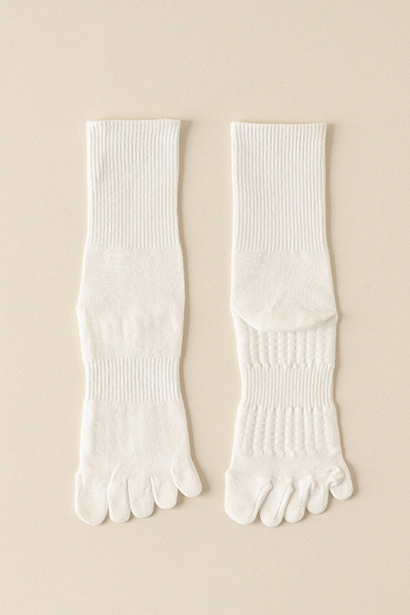 Women's Cotton Sweat-Wicking Yoga Five-Toe Socks