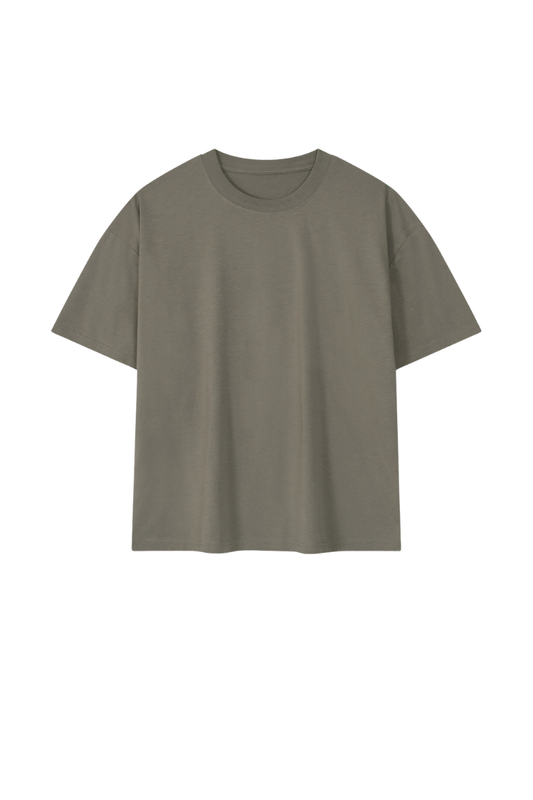 Unisex Summer Lyocell Quick Dry Drop Shoulder Loose T-shirt