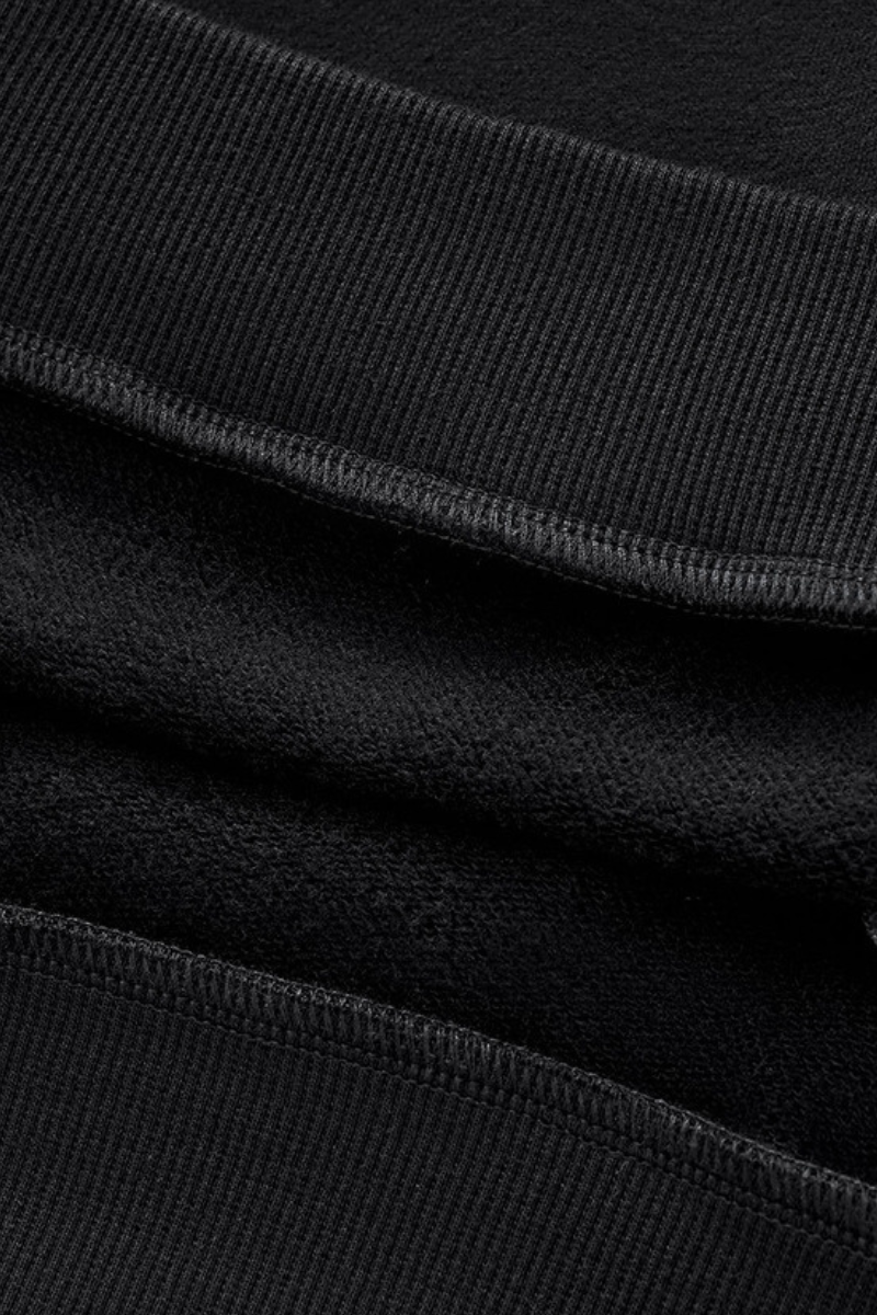 Women's 350g Color Block Side Stripe Ribbed Cuff Hoodie