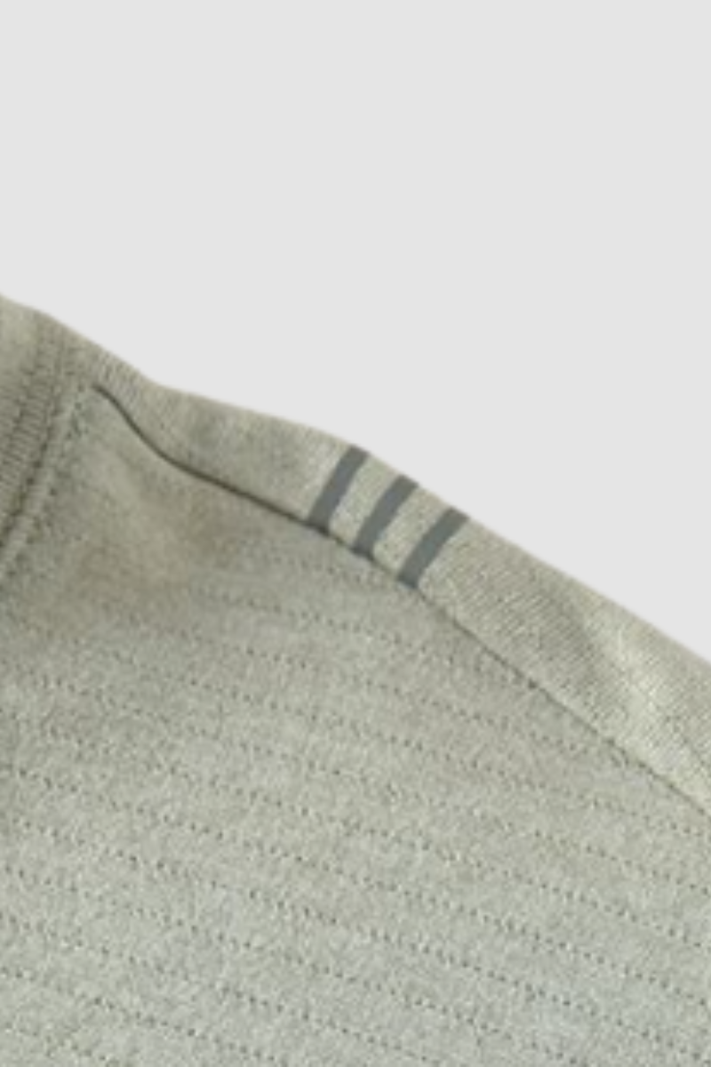 Men's Summer Seamless Round-Neck Solid Sports Tee