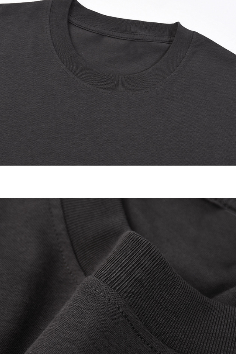 Unisex Summer Lyocell Quick Dry Drop Shoulder Loose T-shirt