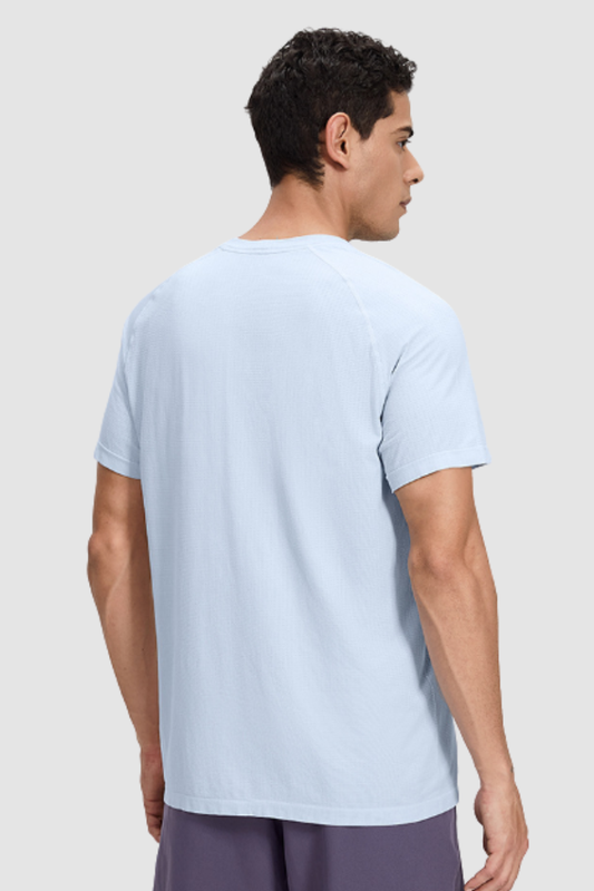 Men's Summer Seamless Mesh Quick-Dry Breathable Tee