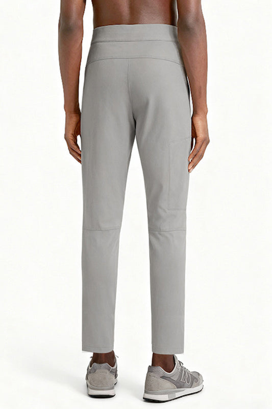 Men Straight Leg Multi-Pocket Outdoor Hiking Pants
