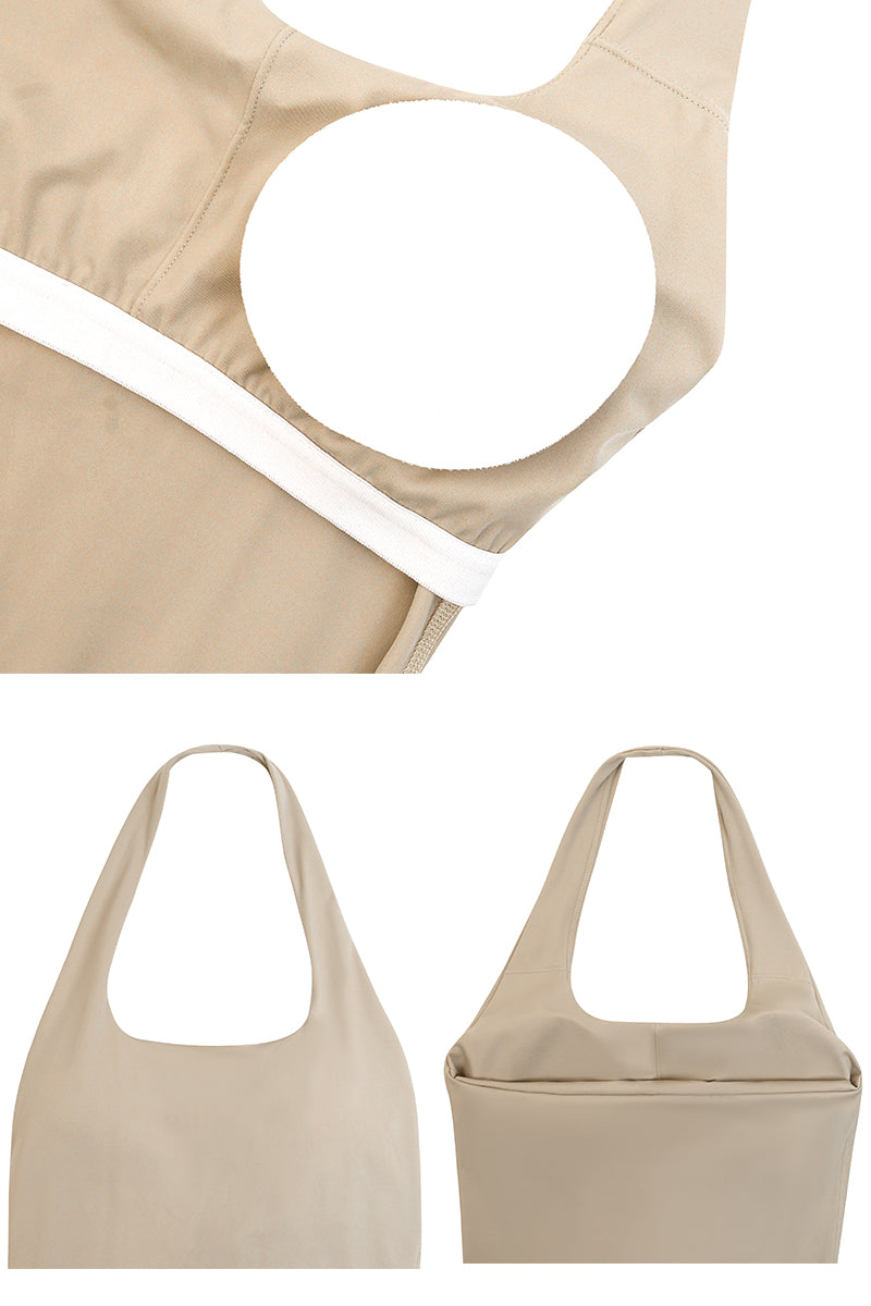Women Halter Neck Backless Sport Jumpsuit
