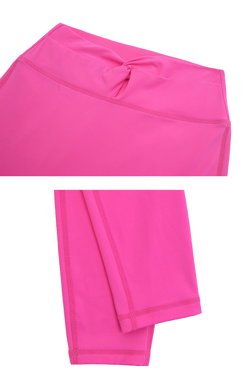 Women Twist Waist Yoga Leggings