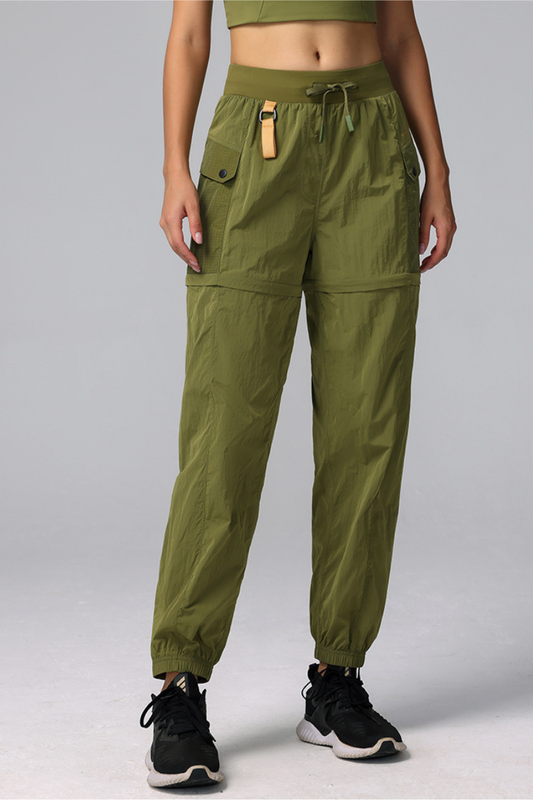 Women's Convertible 2-in-1Quick-Dry Drawstring Cargo Pants