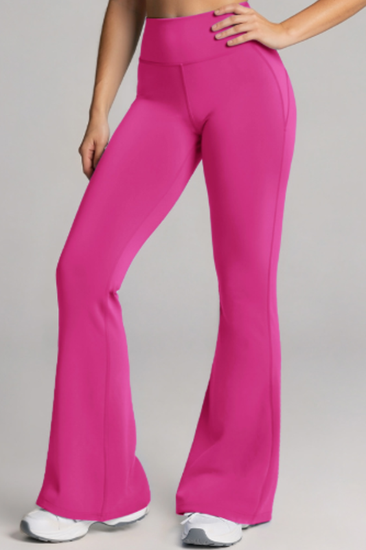 Women's High-Waist Butt-Lifting Flared Yoga Pants