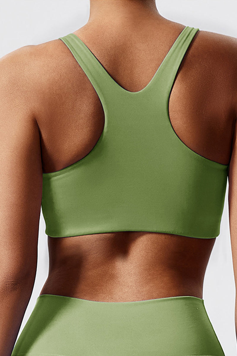 Women Backless Cross Professional Sports With Bra Pad Slim Fashion Fitness Bra