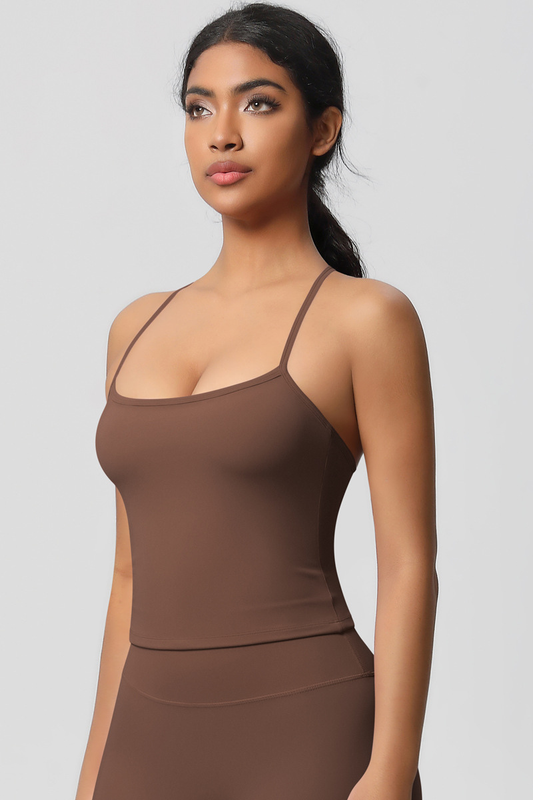 Women's Athletic Y‑Back Cami Yoga Tank Top