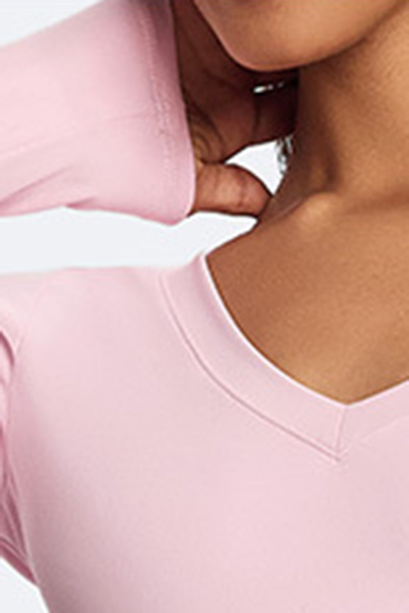 Women V-Neck Waist-Shaping Long Sleeve Fitness Top