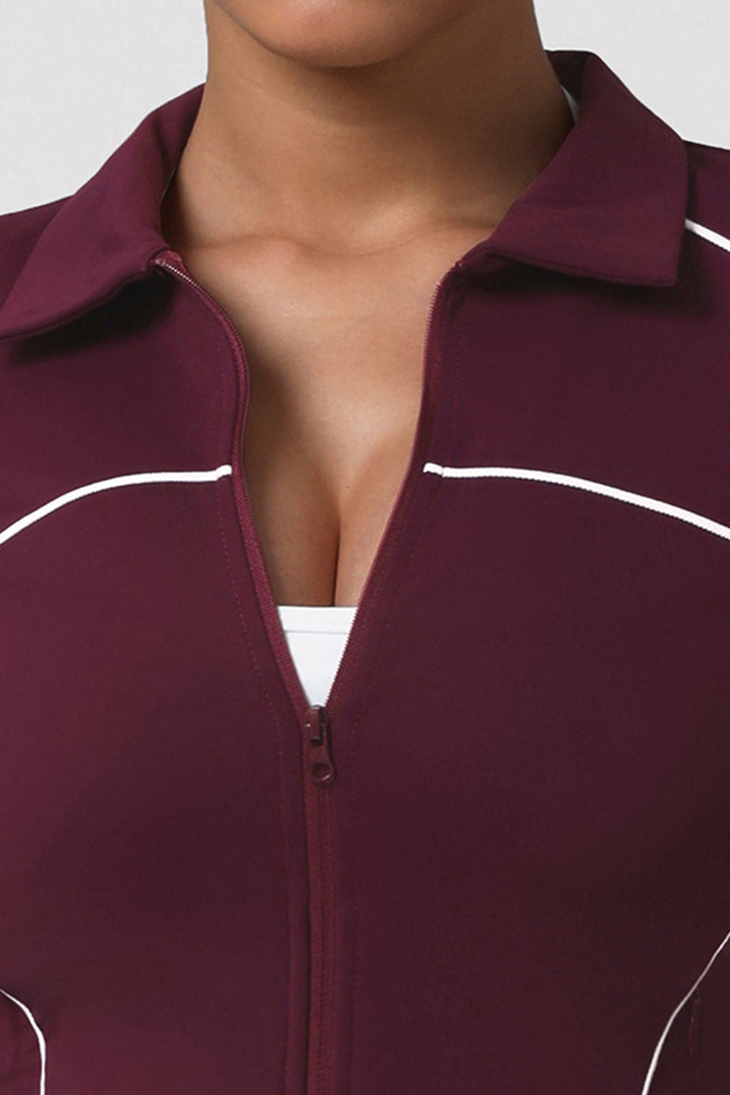 Women Side Zip Slim Fit Sport Jacket