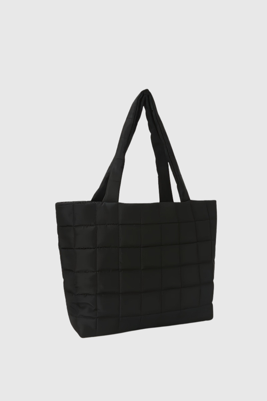 Women's Large Capacity Grid Sports Leisure Tote Bag