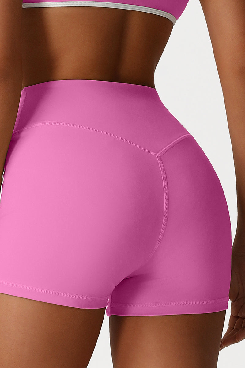 Women High Waist Hip Lift Quick-Dry Workout Shorts