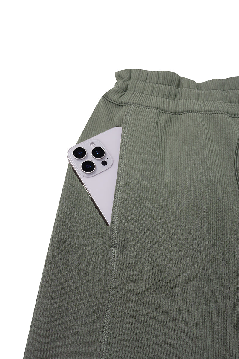Women High-Waist Drawstring Loose Wide-Leg Yoga Running Sport Sweatpants