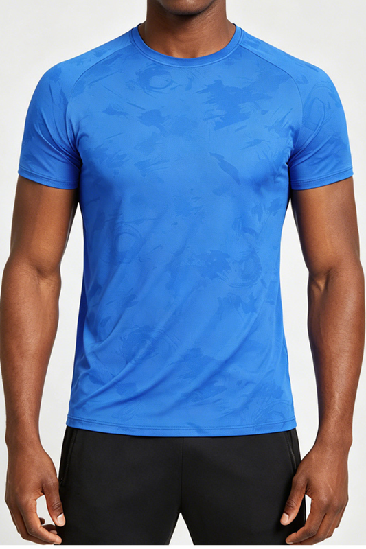 Men's Camouflage Mesh Quick Dry Sports Casual T-shirt