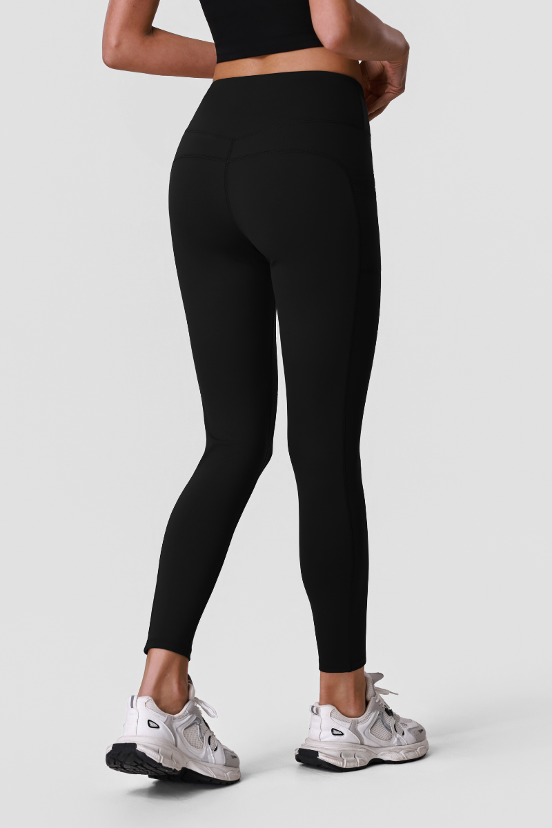Women's Athletic Side Pocket V-waist Yoga Leggings