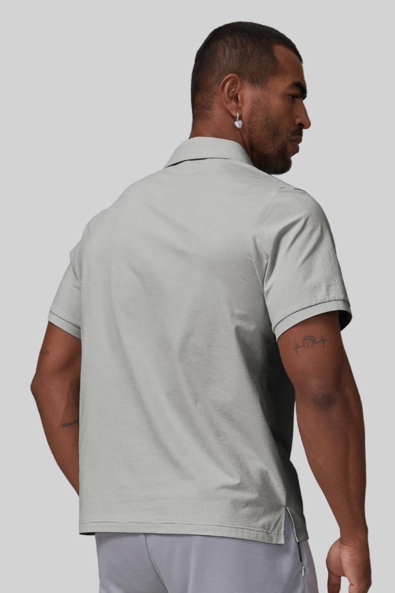 Men's 7A Antibacterial Sun Protection Sport Polo Shirt