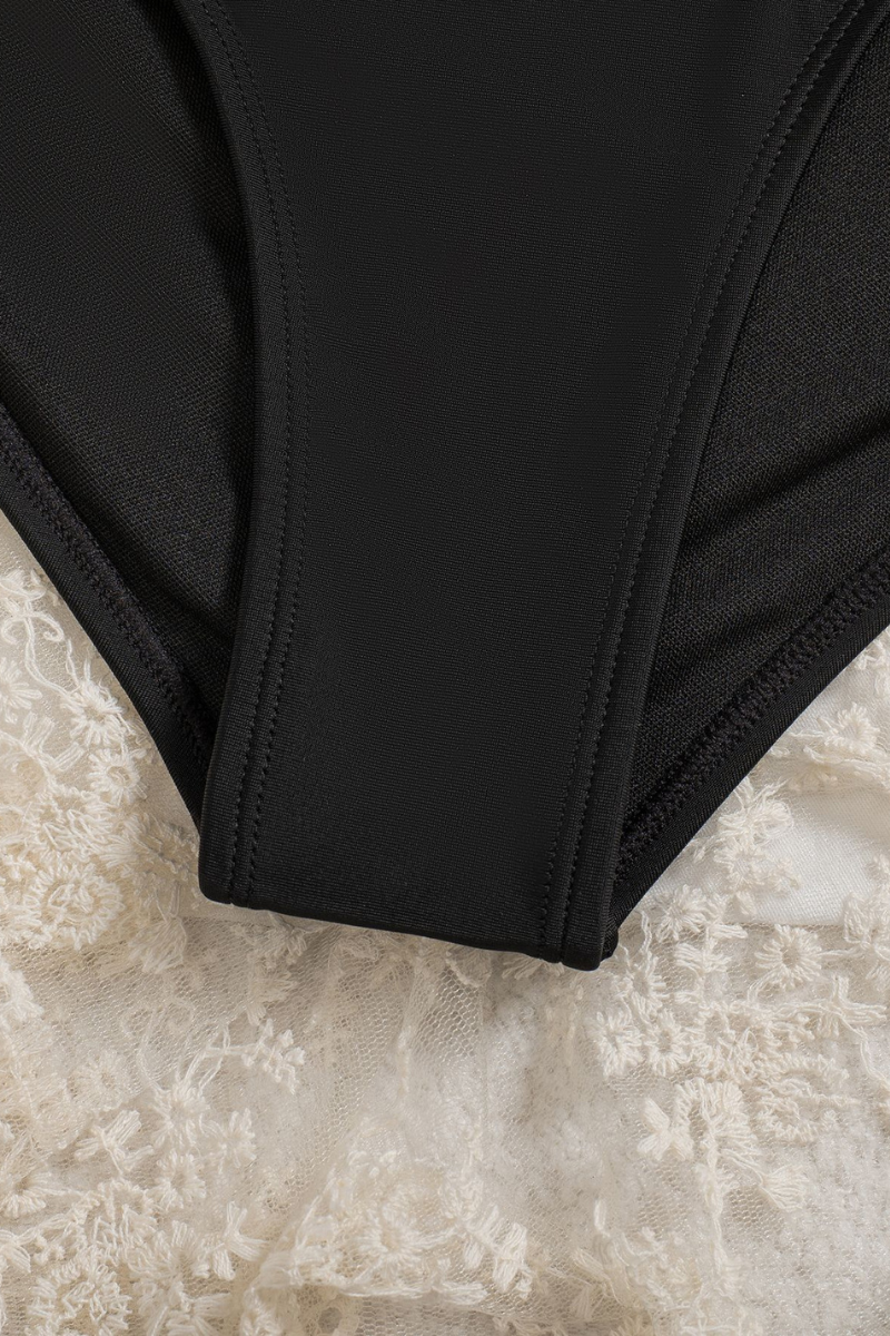 Women Drawstring Flattering High Waist Tummy Control Bikini