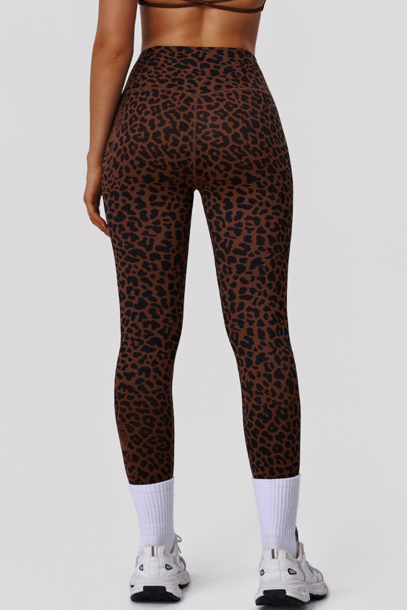 Women's Leopard-Print High-Waist Butt-Lifting Leggings