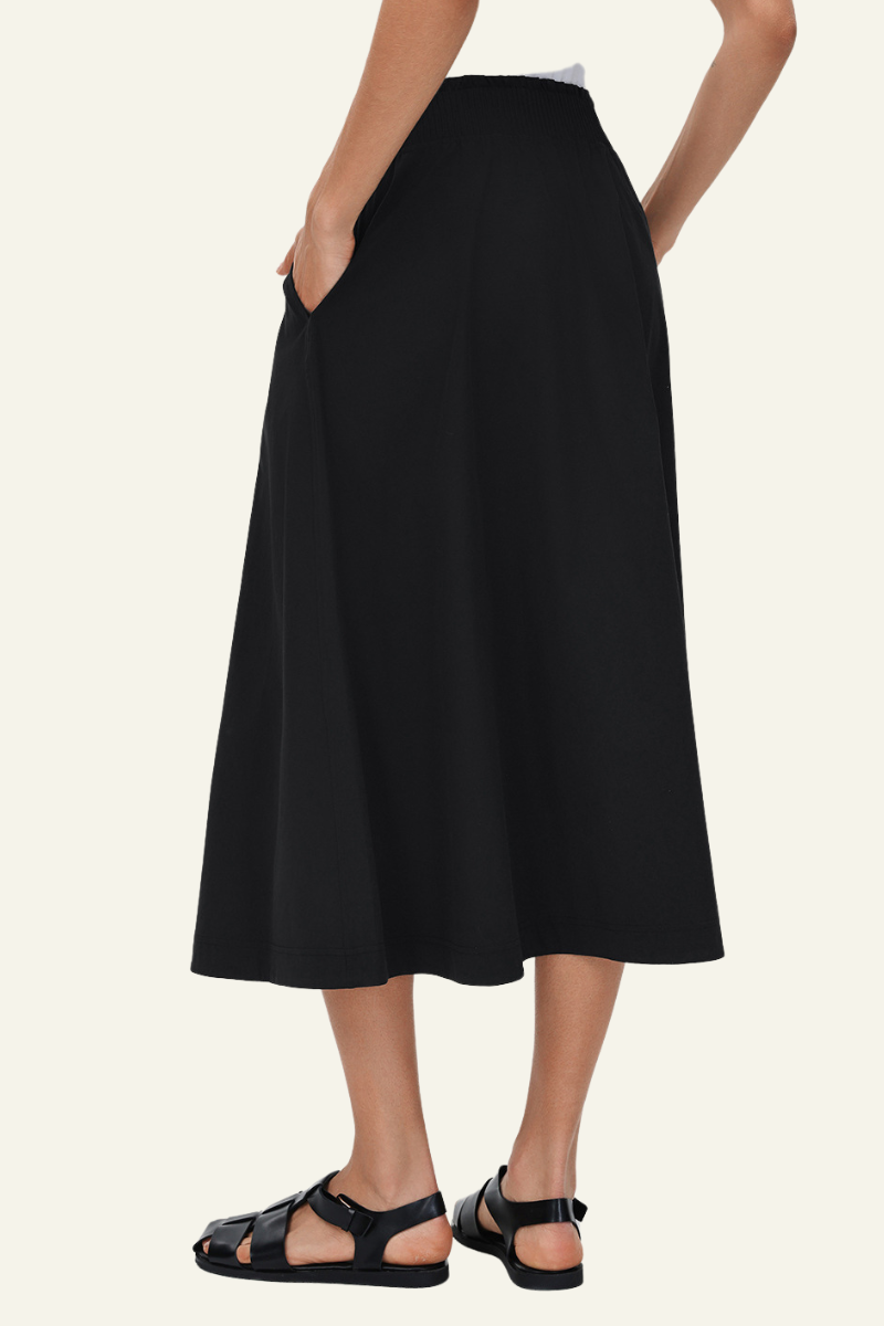 Women's Athletic High-waisted A-line Slim Skirt