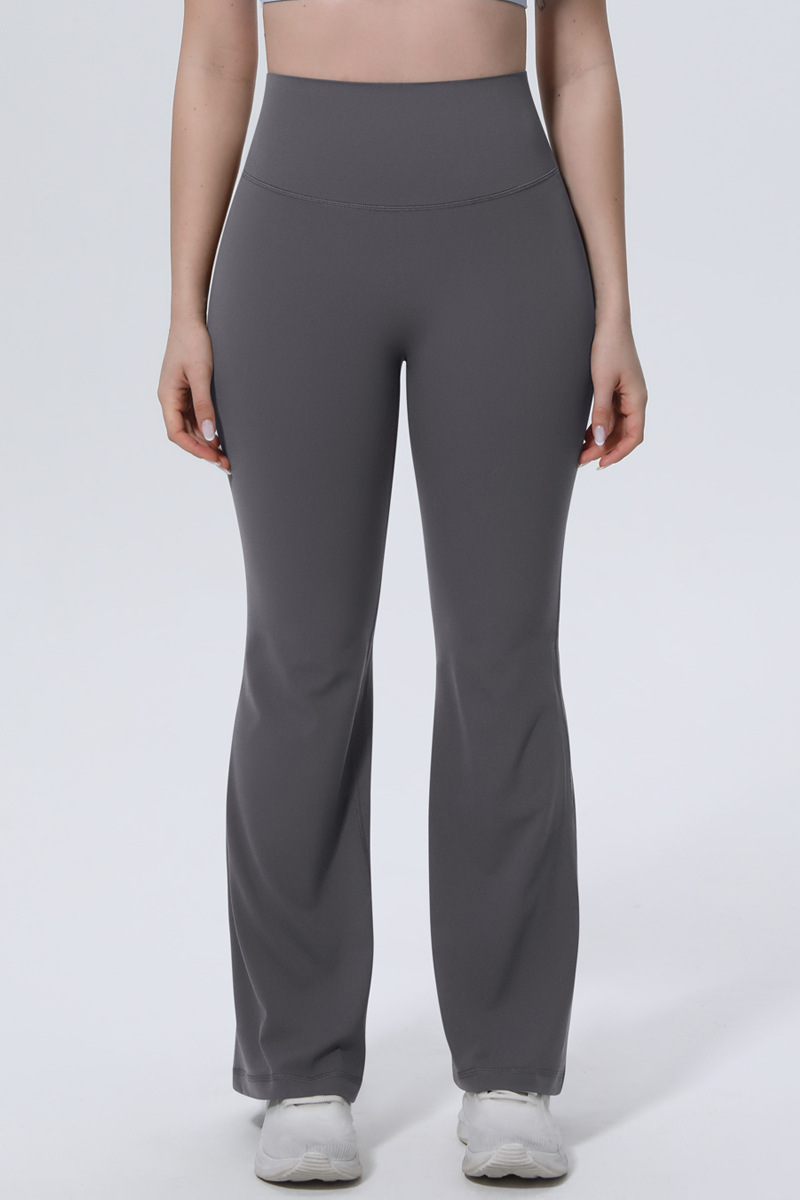 Women's Athletic High Waist And Hip Tight Yoga Flared Pants