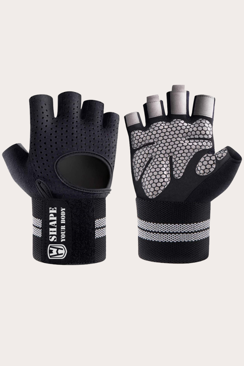 Unisex Sports Breathable Half Finger Non-Slip Gym Gloves