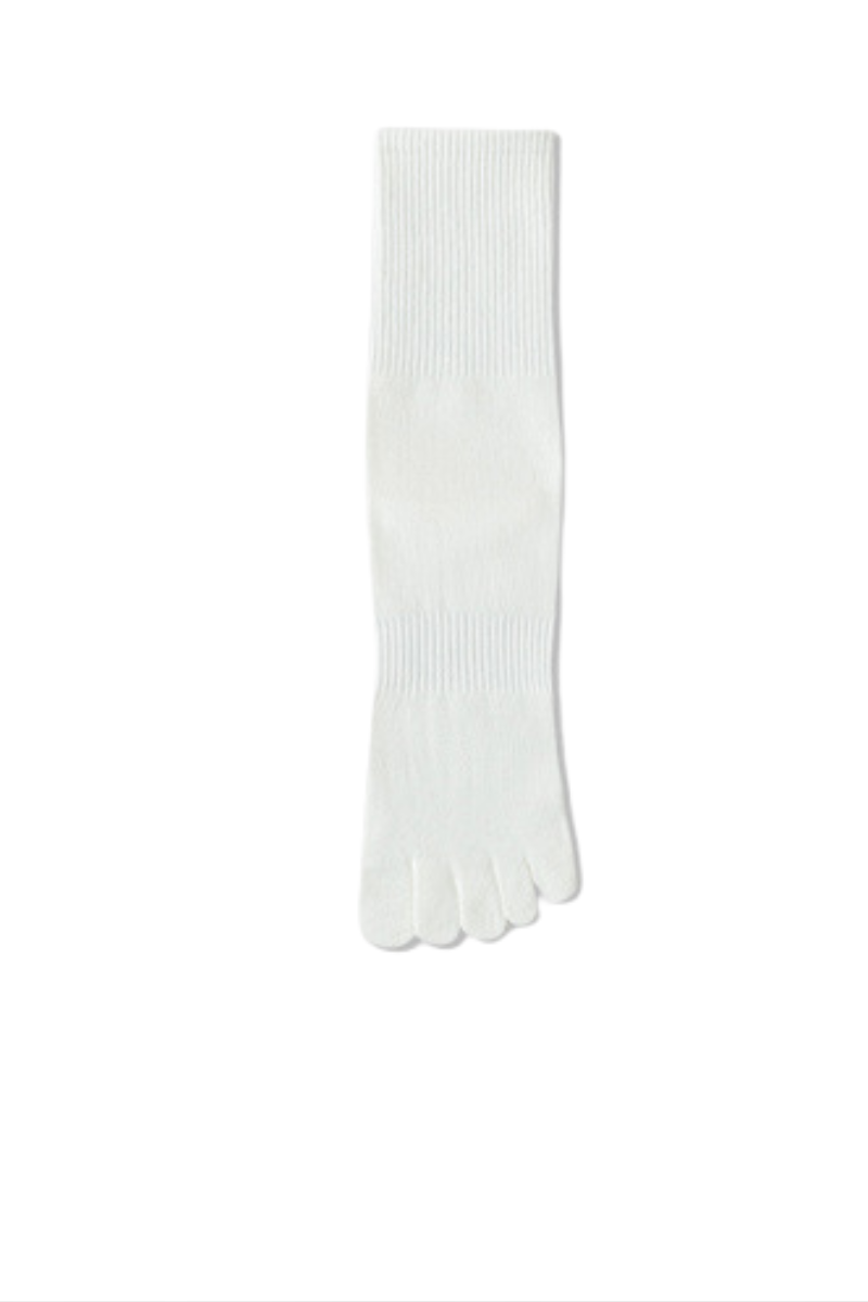Men's High Stretch Anti-Odor Mid-Calf Five-Toe Socks