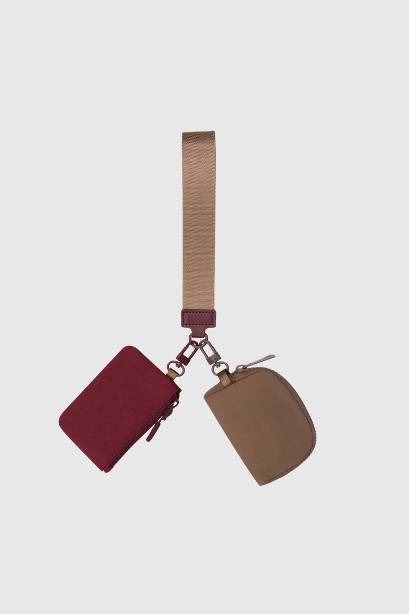 Color Collision Portable Wrist Bag Storage Small Bag