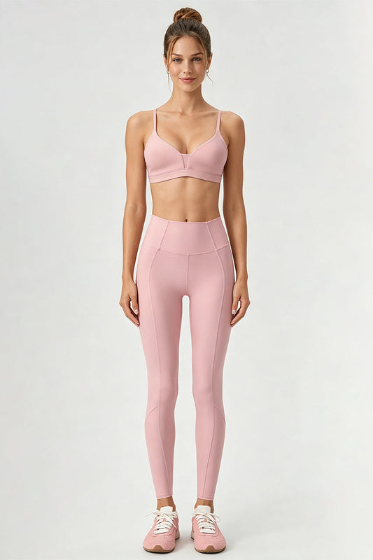 Women's Camisole Bra And Sculpting Leggings Yoga Set