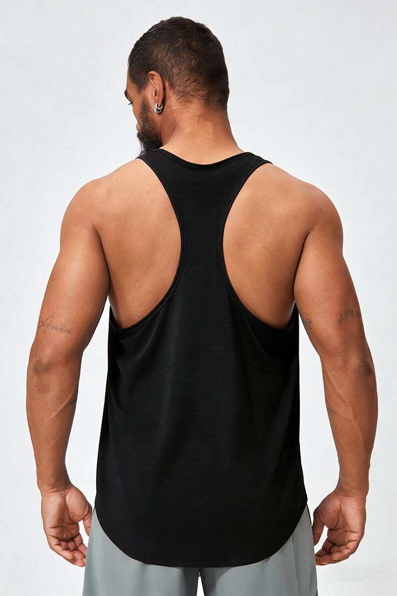 Men's Summer Skin-Friendly Breathable Racerback Tank Top
