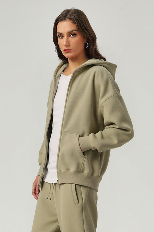 Unisex Wasteland Double Zip Hooded Jacket