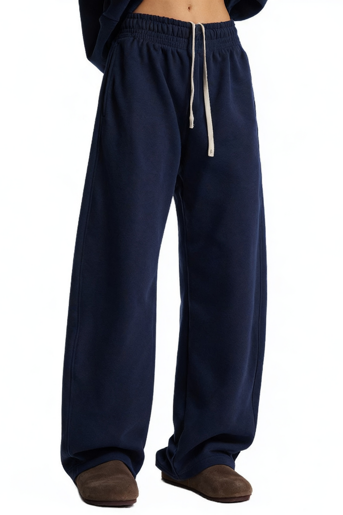Unisex Thermal Fleece Drawstring Casual Jogger Pants