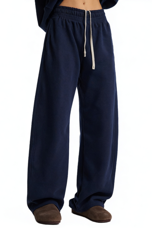 Unisex Thermal Fleece Drawstring Casual Jogger Pants
