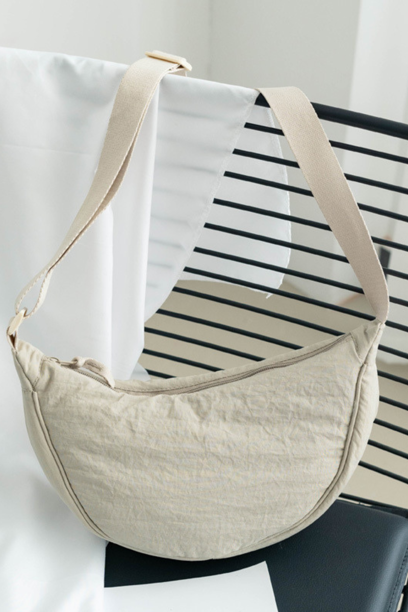 Women's Nylon Lightweight Crossbody Dumpling Bag