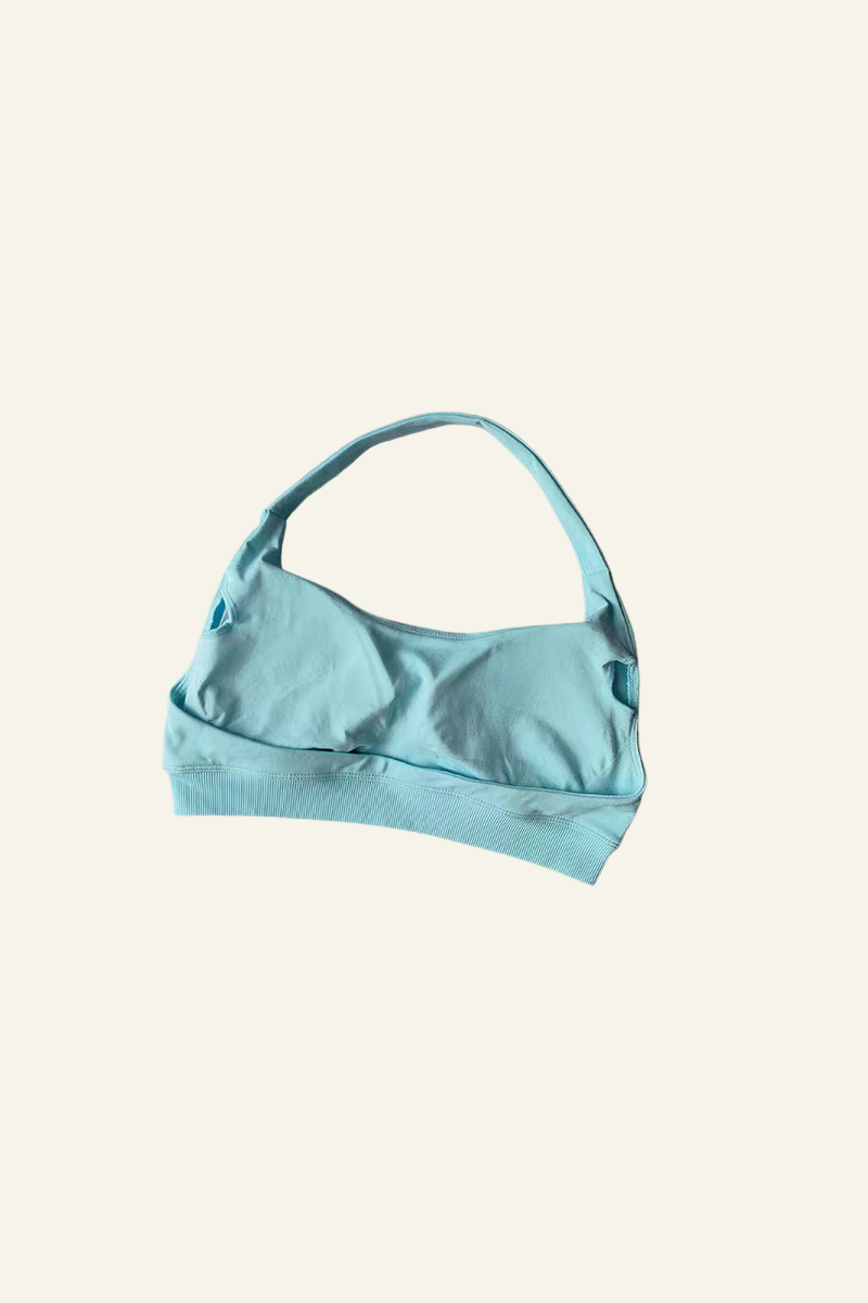 Women's Athletic Halter U-neck Backless Bra