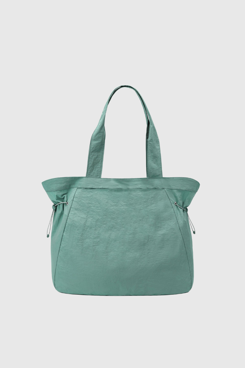 Nylon Drawstring Adjustable Drawstring Side Sports Tote Bag