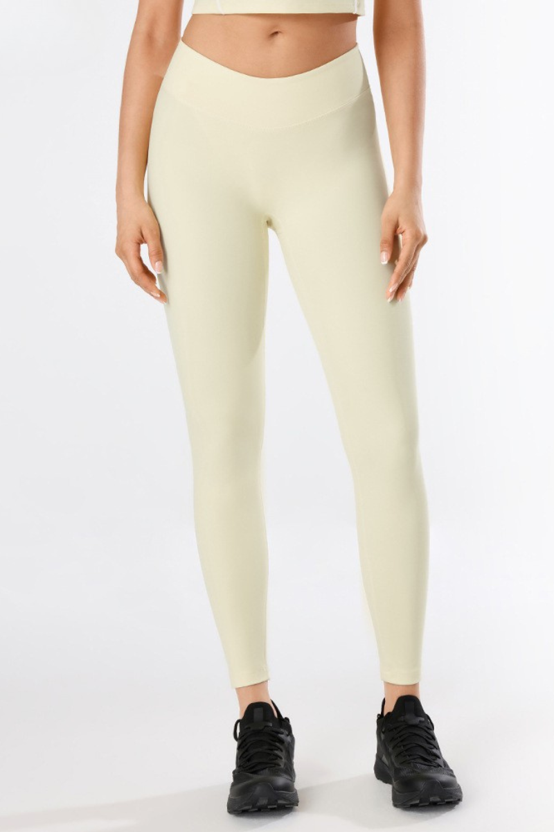 Women's Athletic V-Waist Naked-Feel Slim Fit Yoga Leggings