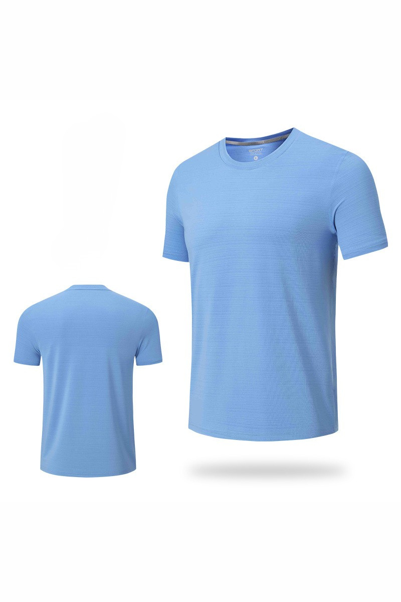 Men's Round Neck Quick Dry Breathable Athletic T-Shirt