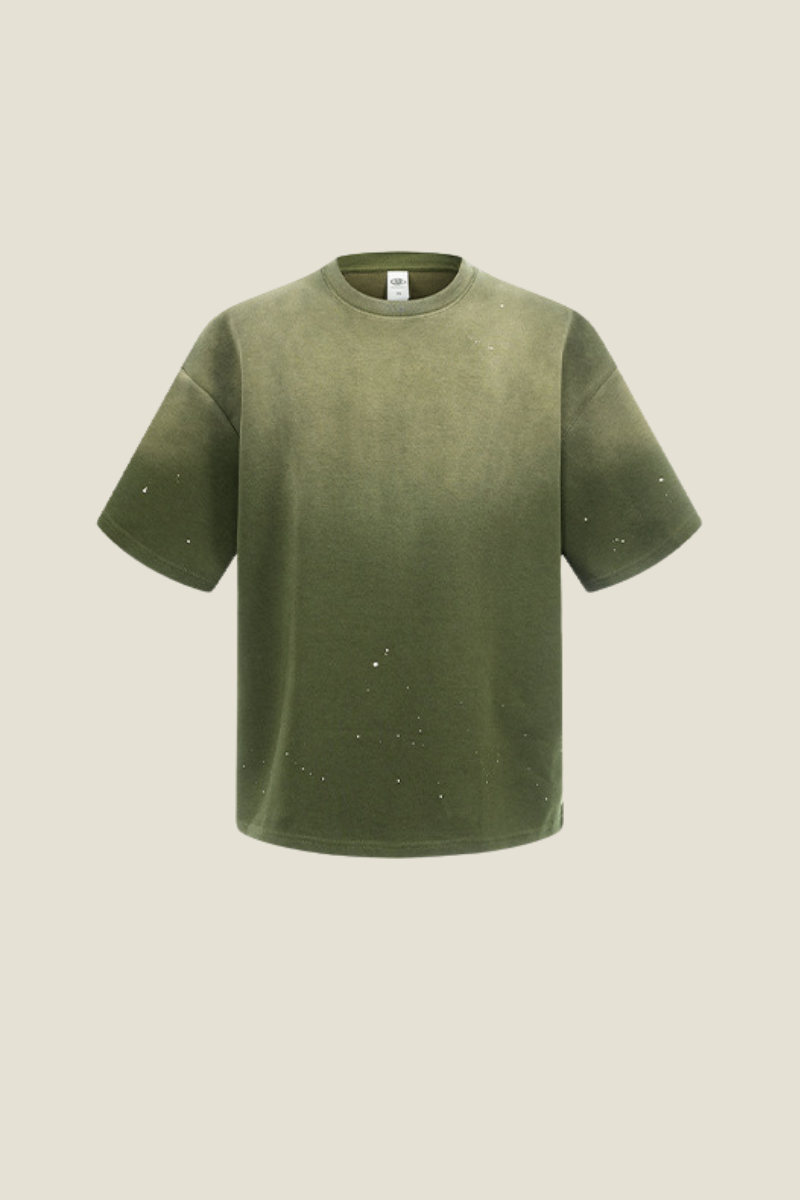 Unisex Splatter Air Mamba Tee - Vintage Wash Loose