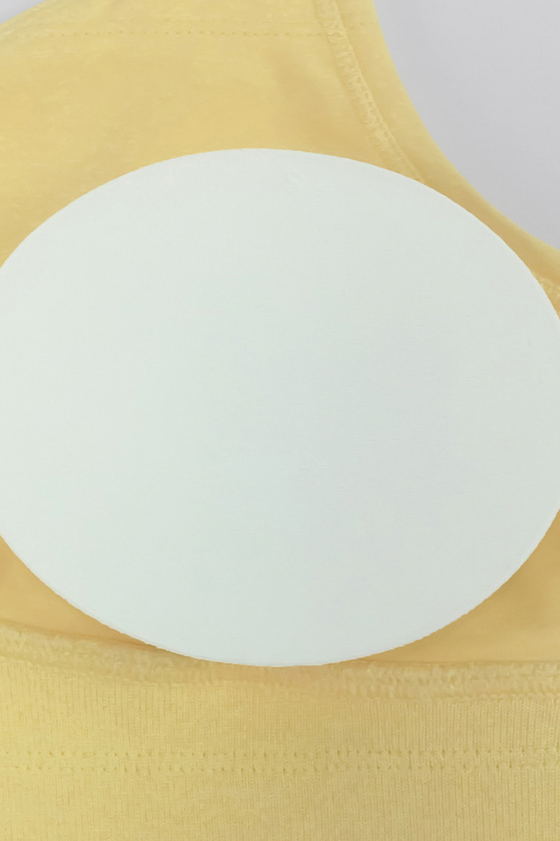 Women's Athletic Colorblock U-back Removable Pads Bra