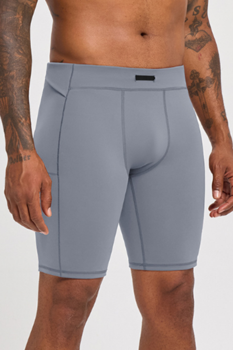 Men's Sports Sculpting Solid Side Pocket 5-inch Shorts