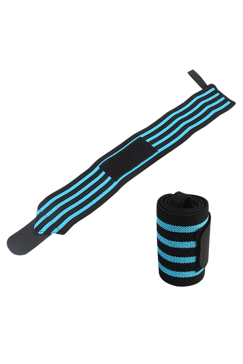 Sports Striped Strength Training  Compression Wrist Wraps