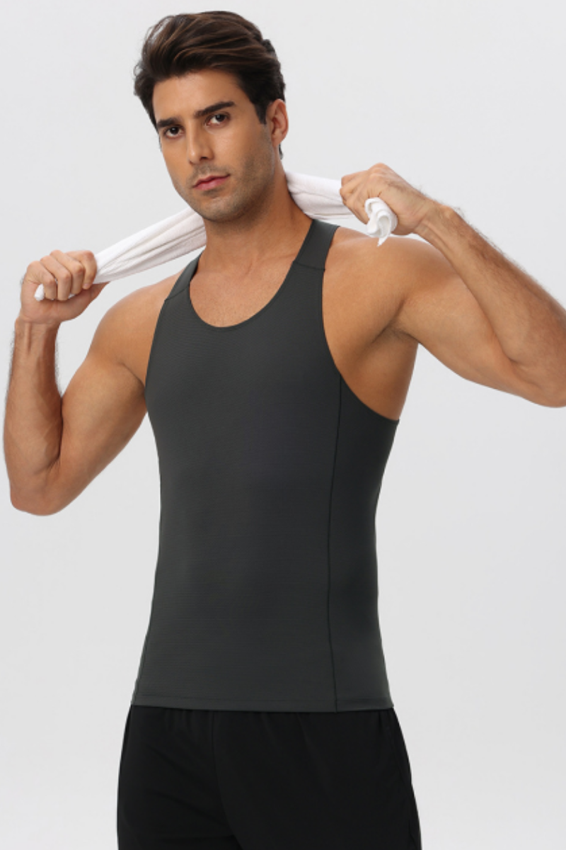Men's Mesh Breathable High Stretch Quick Dry Tank Top