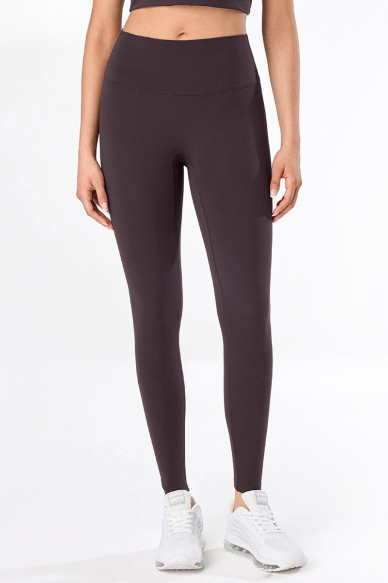 Women's Athletic Hip-lifting Solid Yoga Leggings
