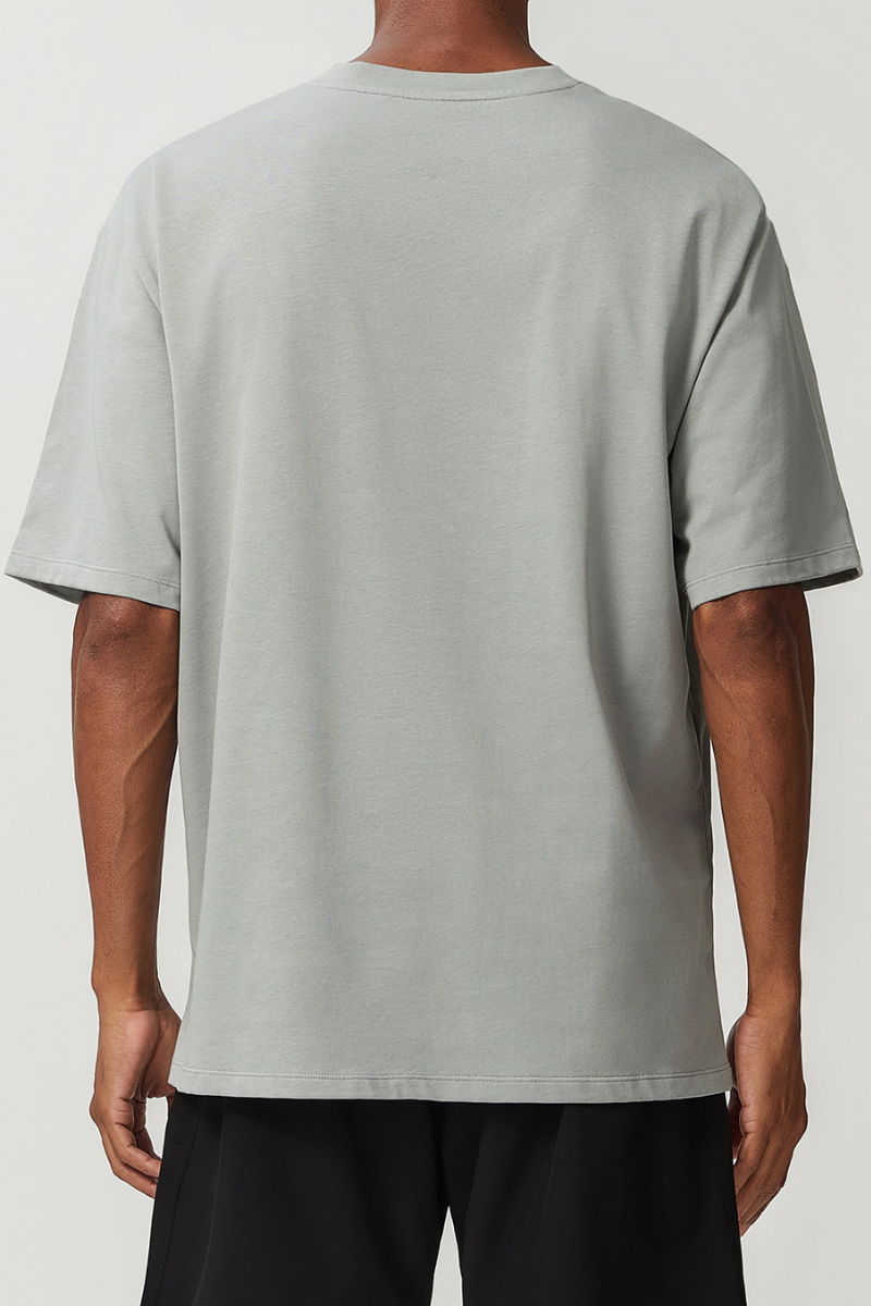 Men's  Summer 100% Cotton Breathable Loose Sports T-Shirt