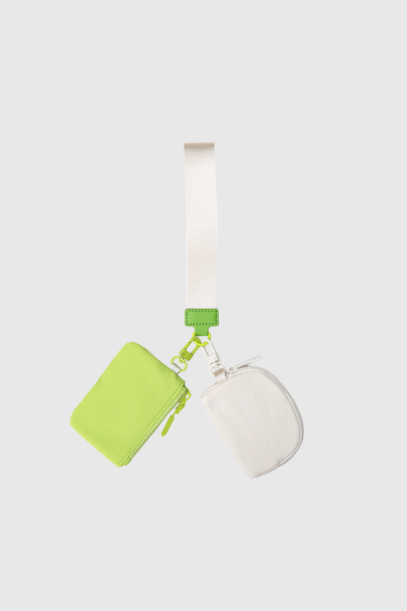 Color Collision Portable Wrist Bag Storage Small Bag