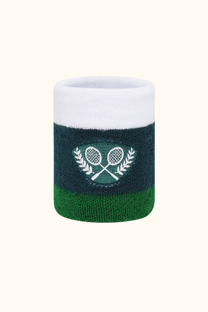 Sports Embroidered Sweat Absorbent Tennis Wristbands