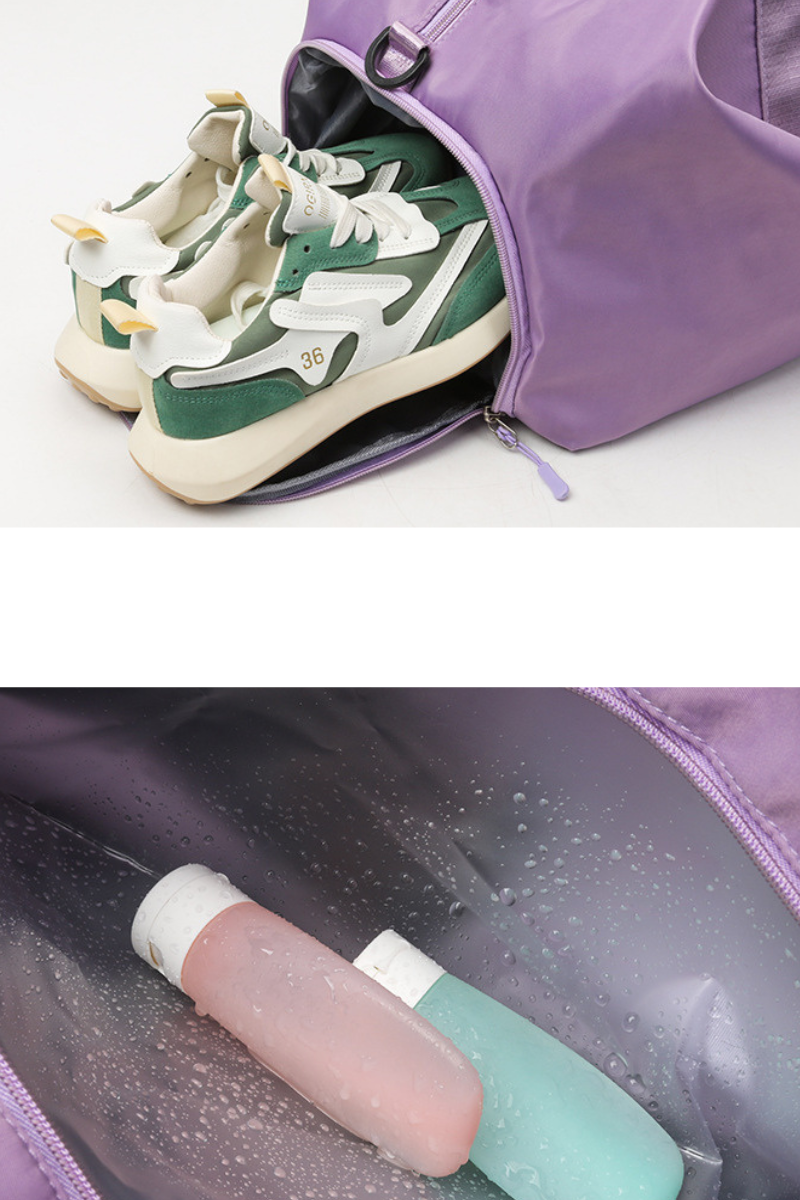 Minimalist Multi-Compartment Side Zipper Gym Travel Bag